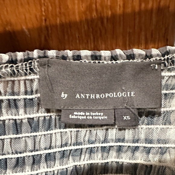 Anthropologie Checkered Black and White Blouse - Picture 2 of 9